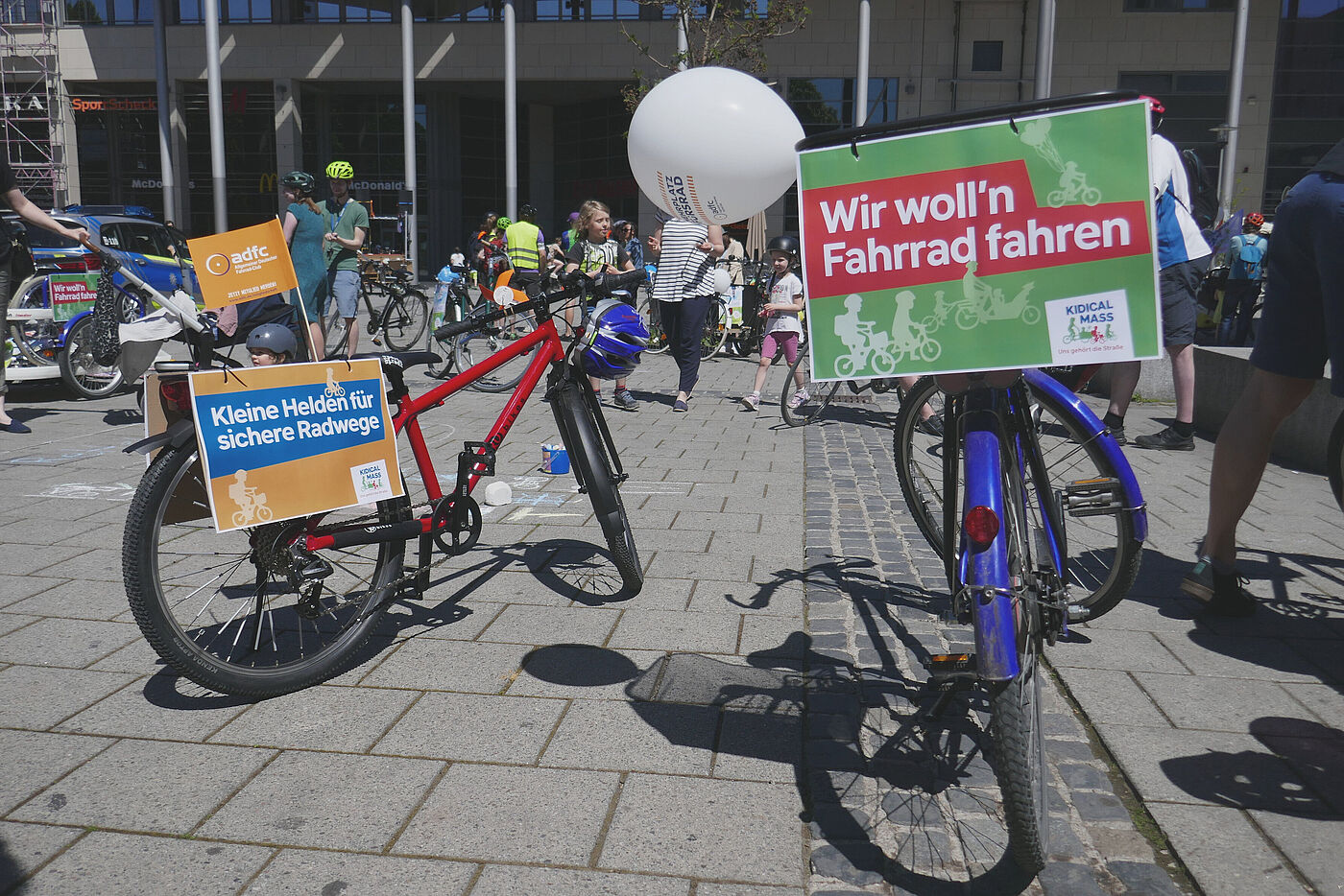 Fotos der Kidical Mass am 15.5.2022