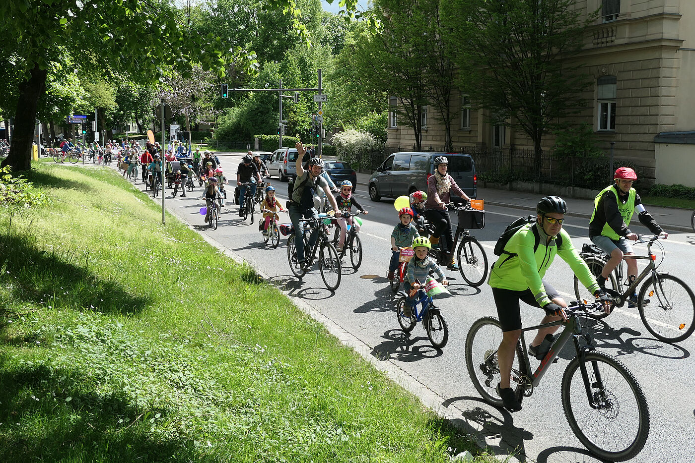 Fotos der Kidical Mass am 5.5.2024